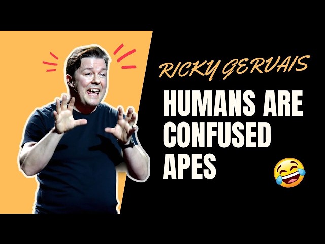 Ricky Gervais Explains Why Humans Are Just Confused Apes | Stand-up Comedy 🔥
