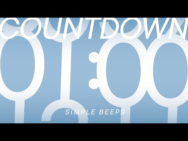 1 Minute Timer : Spin Wheel Countdown with Simple Beeps.
