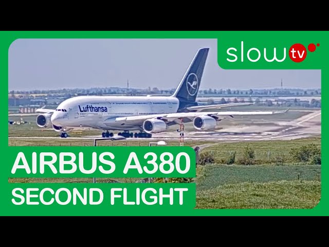 The Second Arrival and Departure of The Airbus A380 in Prague | May 9, 2023