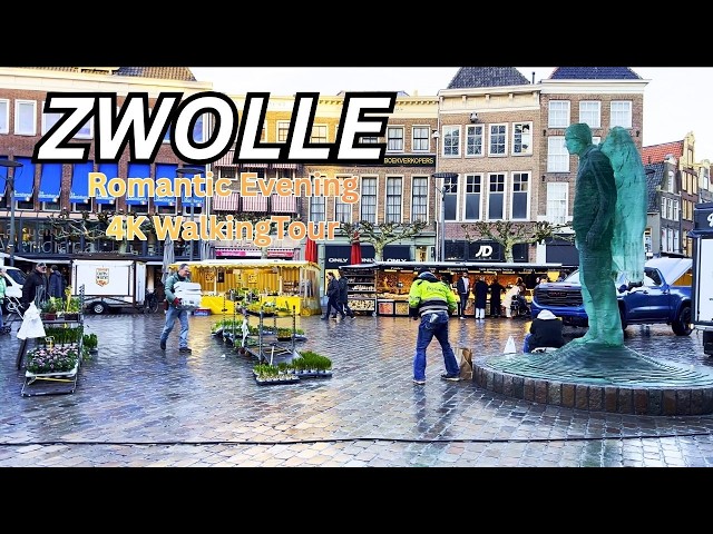 Exploring Zwolle: Netherlands 🇳🇱 4K Walking Tour | ASMR