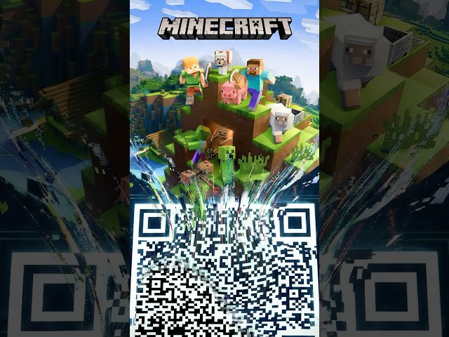 Minecraft on a Single QR Code