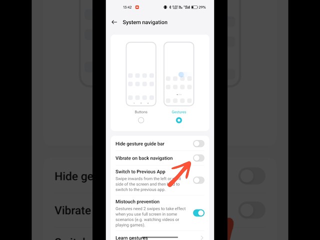 How to enable vibrate on back button | back button vibrate kaise on kare #youtubeshorts #shorts