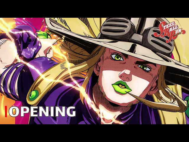 Steel Ball Run: JoJo's Bizarre Adventure | Opening - SPIN | 4K Creditless | CC