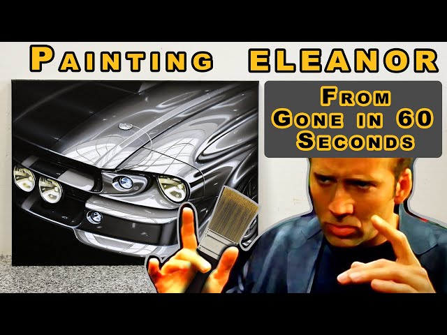 Painting a Mustang Gt 500 in 2 Minutes