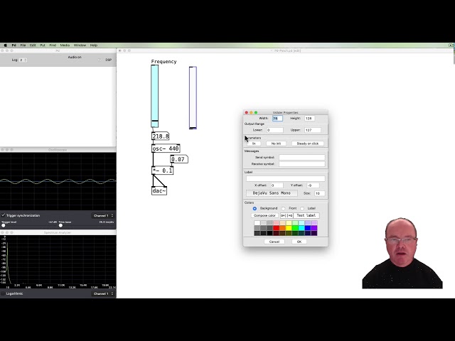 3. Graphical User Interfaces in Pure Data