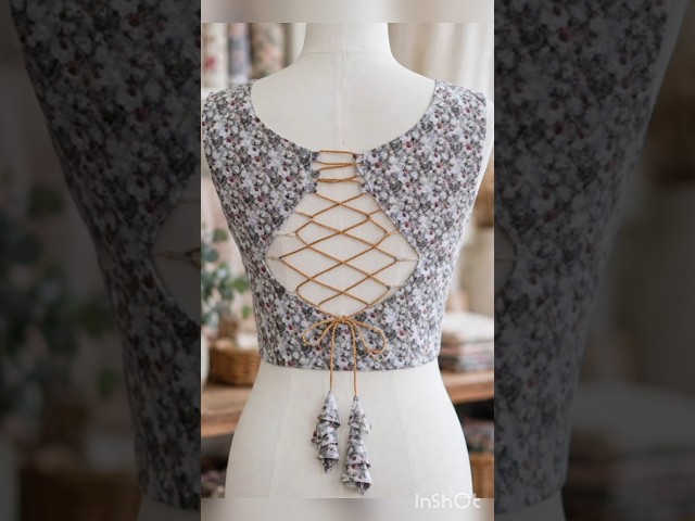 Blouse Back Neck Design Cutting | #shorts #blouse #design