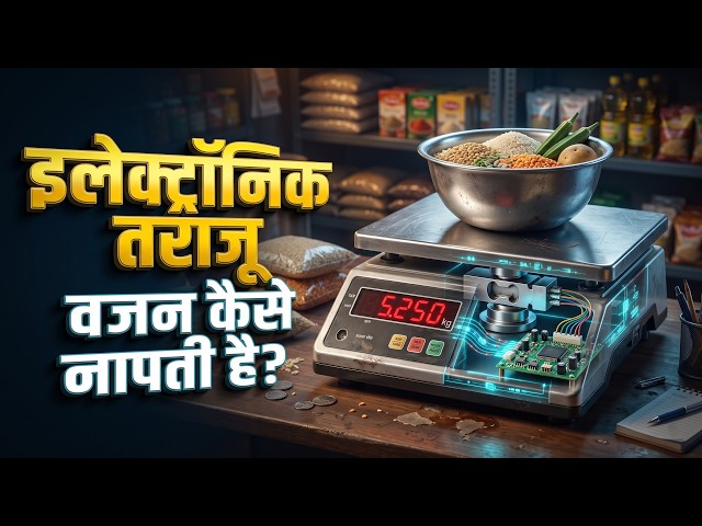 Electronic तराजू वजन कैसे नापती है? 😳 अंदर क्या होता है?