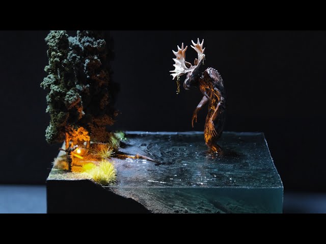 Lake Terror | Epoxy Resin Diorama