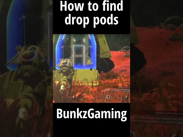 This is HOW YOU FIND DROP PODS in No Mans Sky!!