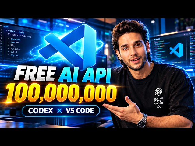 FREE AI API KEYS! Get FREE AI API KEY | Coding with FREE AI APIs codex - vs code (2026)