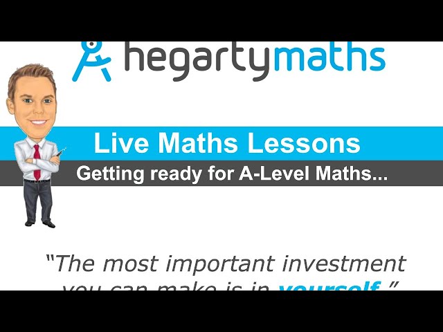 YouTube Live Lesson with Mr Hegarty (2pm today)