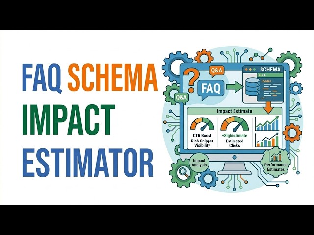FAQ Schema Impact Estimator | How much can FAQ schema actually improve your SEO?