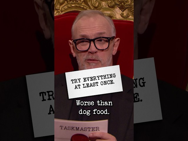Don't play 'close your eyes' with Greg. #outtake #taskmaster