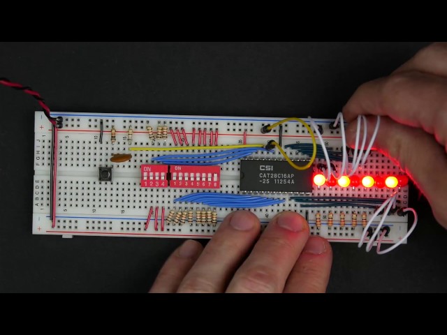 Using an EEPROM to replace combinational logic