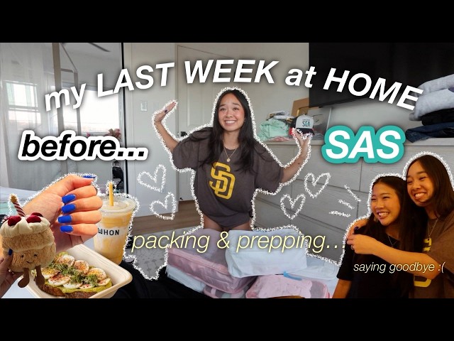 my LAST WEEK at HOME before SEMESTER AT SEA | Colie At Sea Diaries