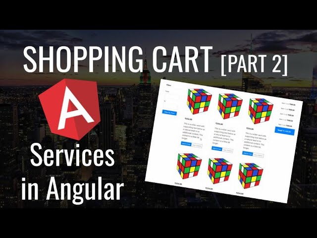 Angular 8 Shopping Cart - Part 2 - Add to Cart