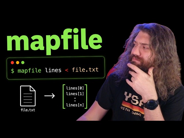 Reading files in Bash with `mapfile` - Bash Scripting Course (pt48)