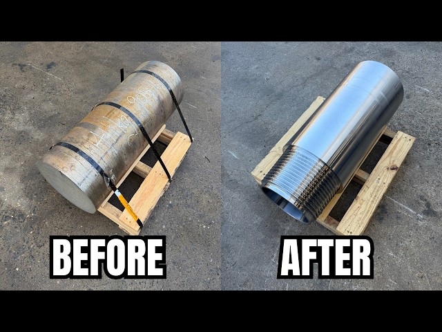 This GIGANTIC Drive Sub Took The Lathe To The Limit!