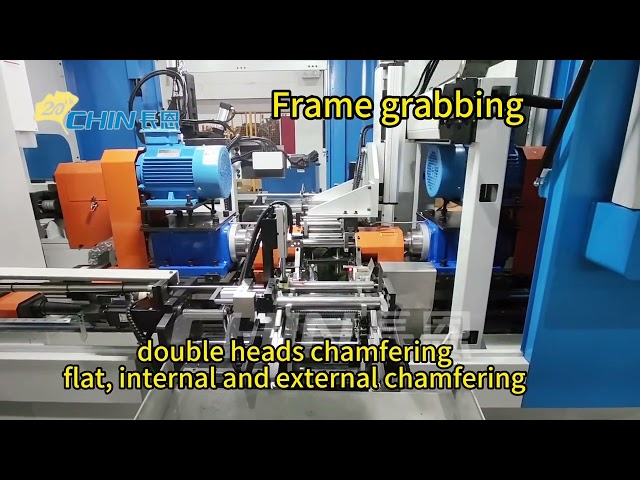 cutting machine with chamfering