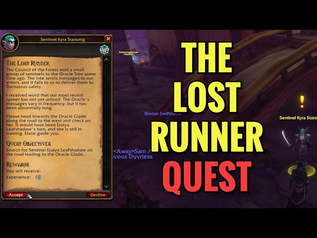 The Lost Runner Quest (WoW Forever)