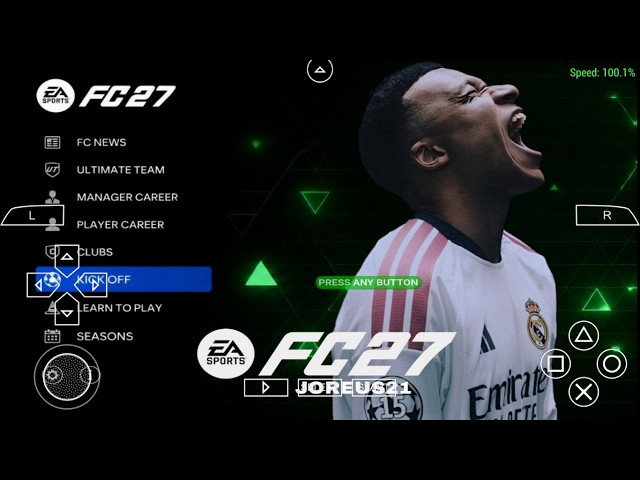 EA SPORTS FC 27 PPSSPP NEW UPDATE  ANDROID OFFLINE  LATEST TRANSFERS, KITS & PLAYER FACES