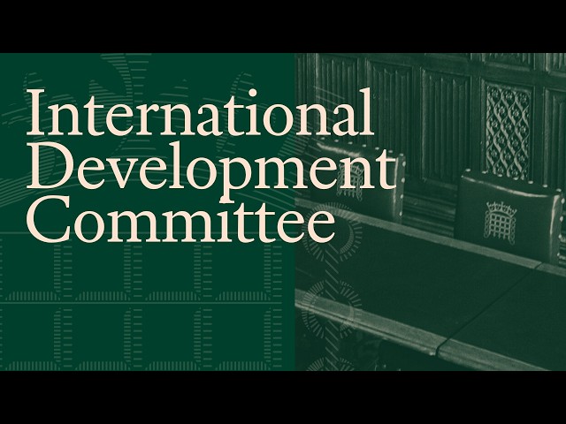 Kirsty McNeill faces questions from the International Development Committee