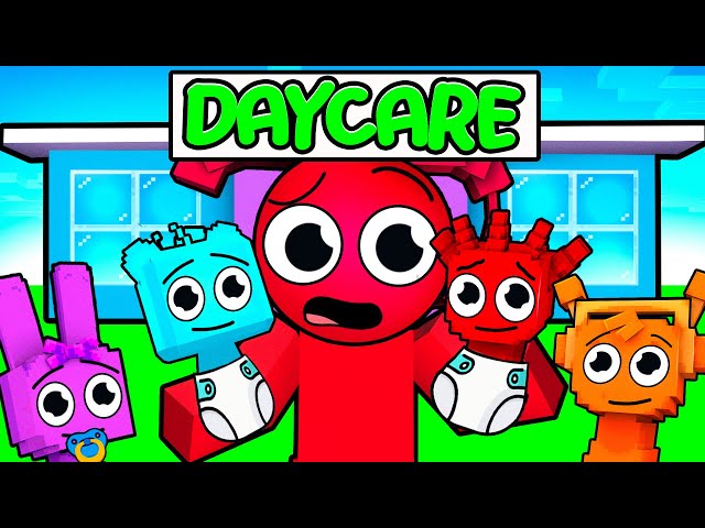 I Built a SPRUNKI DAYCARE in Minecraft!