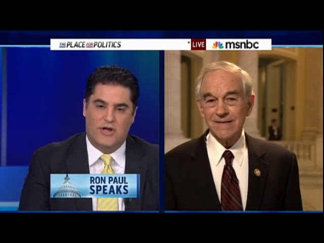 Ron Paul destroys Cenk Uygur on "Taxes is Theft" and "Social Security Right"