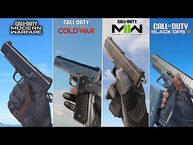 1911 Pistol Evolution - Call of Duty 2019-2026