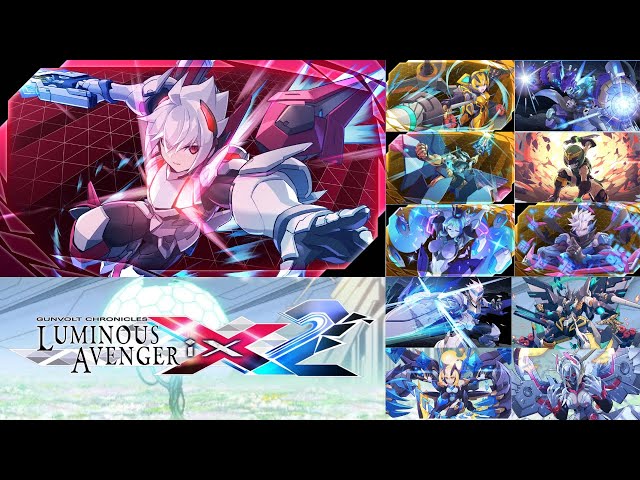 Luminous Avenger iX2 Vs ALL Main Bosses No Damage X Rank