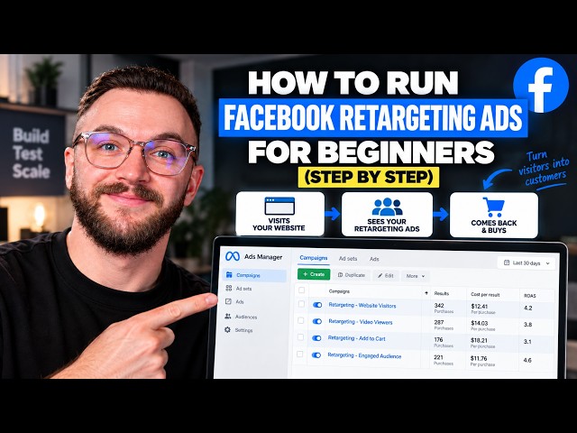 How to run Facebook Retargeting Ads for Beginners (STEP BY STEP)