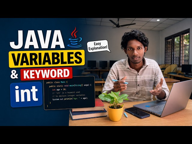 Java Variables Explained in 3 Minutes ⏱️ | What is int? (Beginner Friendly) 💻