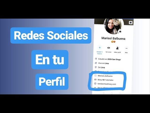 Como Agregar Redes Sociales a tu perfil de Facebook