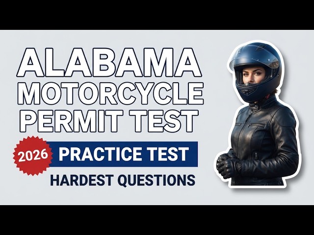 2026 Alabama Motorcycle Permit Test 3 Var47 - Pass Your Official Road Rules Knowledge Exam First Try