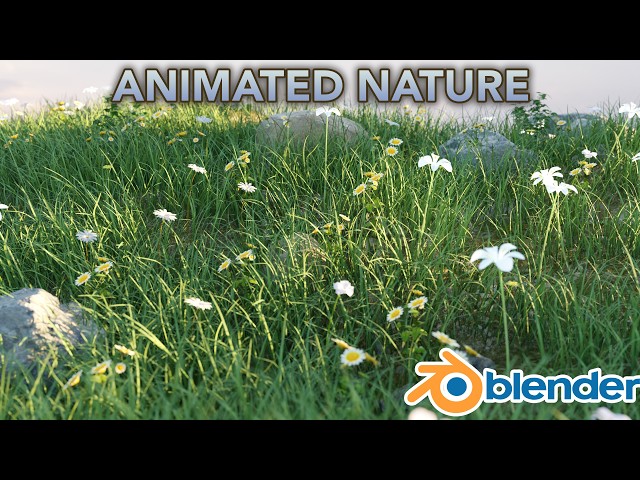 Blender 5.1 Grass & Plants - Wind Animation Tools