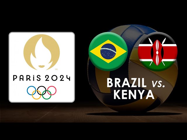 WATCHALONG of Brazil vs Kenya Live Volleyball at Paris 2024 Olympics