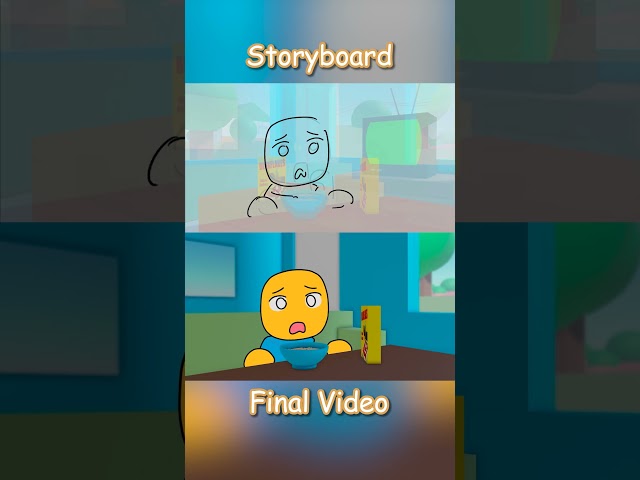 Roblox's Best Drawing Game Intro (Storyboard vs Final Video)