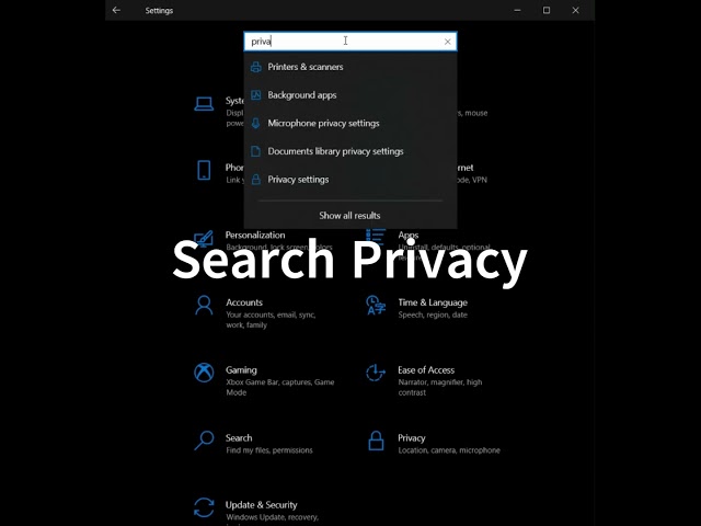 Turn off ads in #windows
