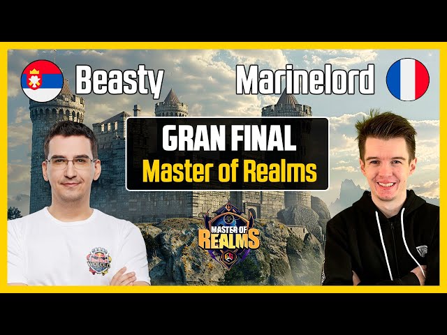 Marinelord VS Beasty #1 | GRAN FINAL del MASTER OF THE REALM | Age of Empires 4