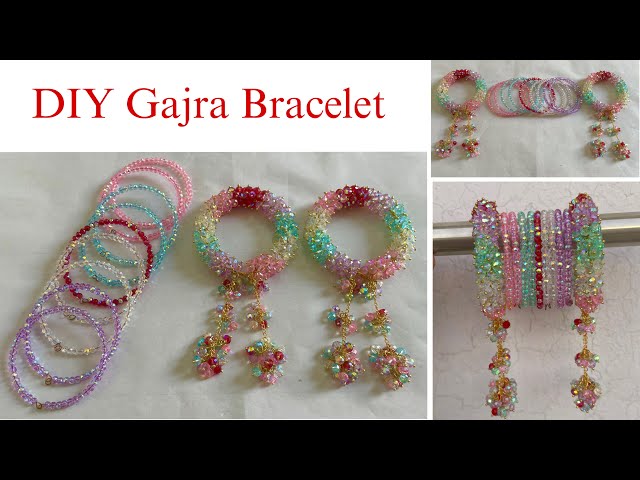 DIY Viral Gajra Bracelet Making At Home✨|| Step By Step Tutorial Of Making Gajra Bracelet 