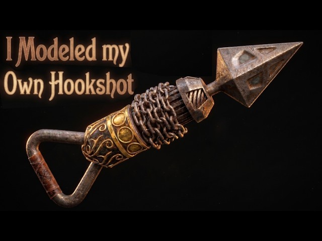 I Modeled My Own Hookshot from Ocarina of Time