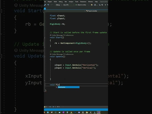 Unity Easy 3D Movement with Keyboard Input - Unity C# Scripting Tutorial