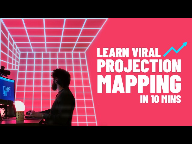 Learn VIRAL projection mapping in 10 minutes (beginner)