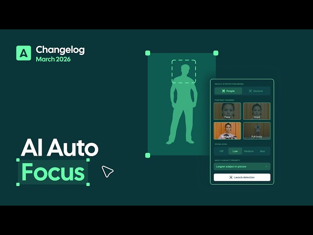 NEW Abyssale Features: Smarter Editor & AI Autofocus! 🚀