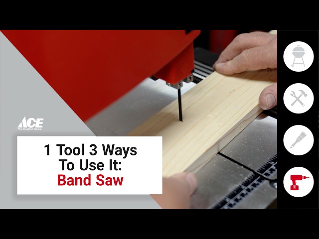 1 Tool 3 Ways To Use It: Band Saw | Ace Hardware