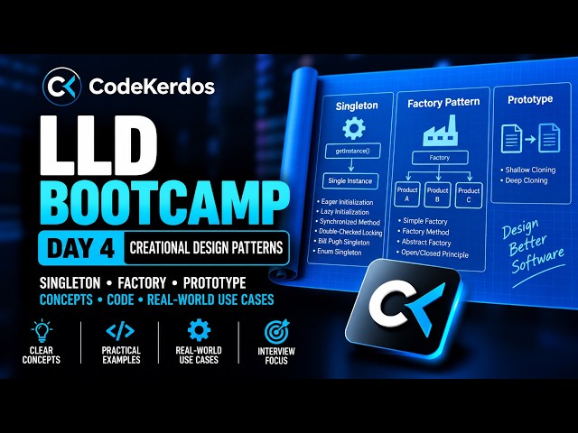 Creational Design Patterns continued | Day 4 | LLD Bootcamp
