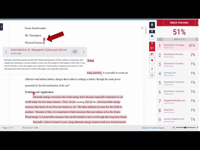 How to Turnitin