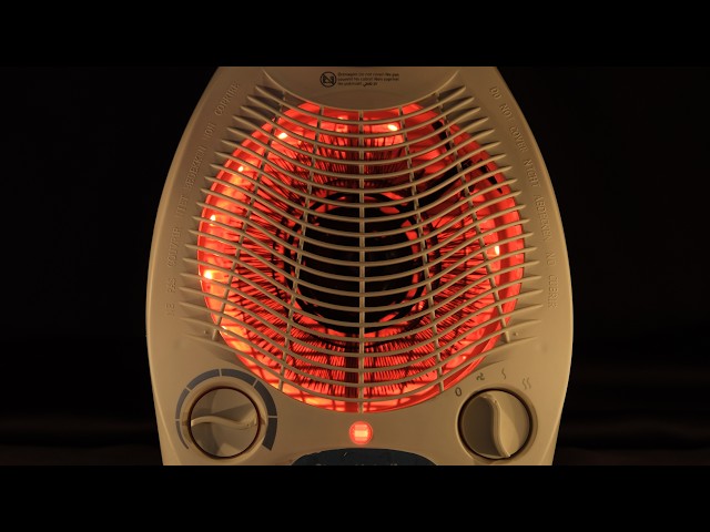 Sleep Soundly 😴 LOUD Fan Heater Sound for a Deep Sleep