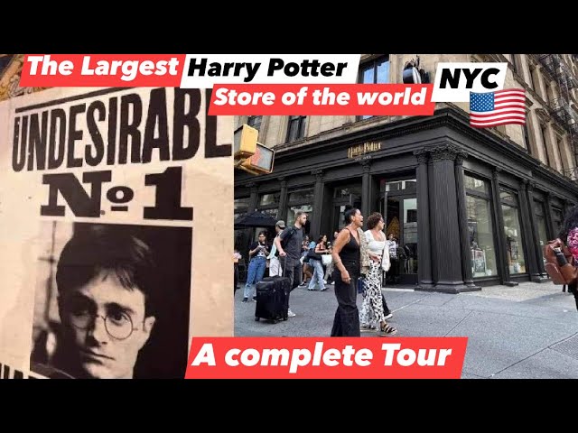 Harry Potter, Largest official store of the world, Manhattan, New York City | Complete Tour of Store