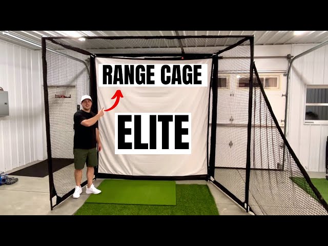 Range Cage Elite Review! Budget Golf Simulator Enclosure for Home 2025